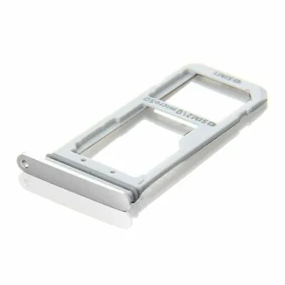 Samsung Galaxy S7 Edge G935 Sim Micro SD Card Holder Tray Replacement Silver • $1.49