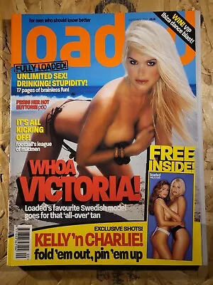 Loaded Magazine September 2002 (846) KELLY BROOK POSTER Victoria Silvstedt • £19.99