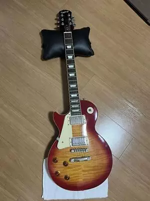 Epiphone Electric Guitar Les Paul Standard Model Cherry Sunburst Used From Japan • $399.99