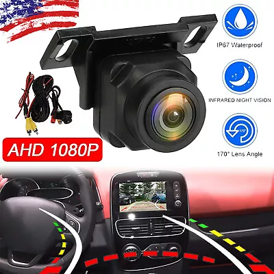 180º Car Rear View Backup Camera Reverse Parking CMOS Night Vision Waterproof US • $10.85