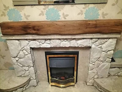 OAK Beam / Mantle / Fire Surround / Home/ Rustic / Chunky / Solid / Wood • £110.95