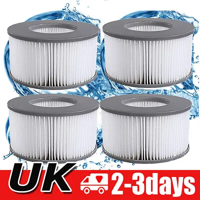 4x MSpa Hot Tub Filter Cartridge Replacement Fits For 2020 Mspa Hot Tubs From UK • £13.90