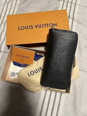 Louis Vuitton Zippy Wallet Vertical Epi Long Wallet (2017 Edition) • $400