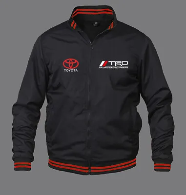 New Mens Toyota TRD Bomber Jacket With High Quality Embroidered Logos • $63.02