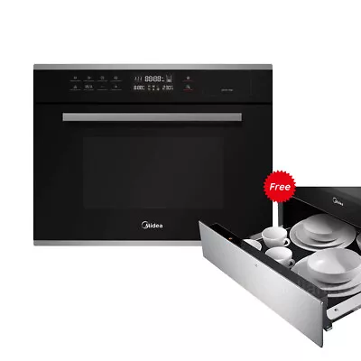 Midea 44L Built-in Compact Digital Touch Control Oven+Midea Warming Drawer • $1559