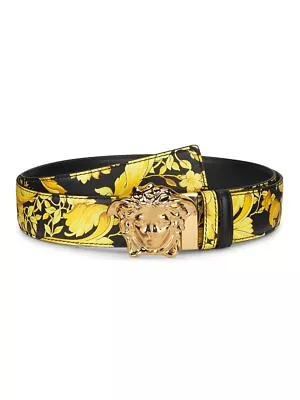 Versace 288766 Medusa Buckle Reversible Leather Belt XL • $420.75