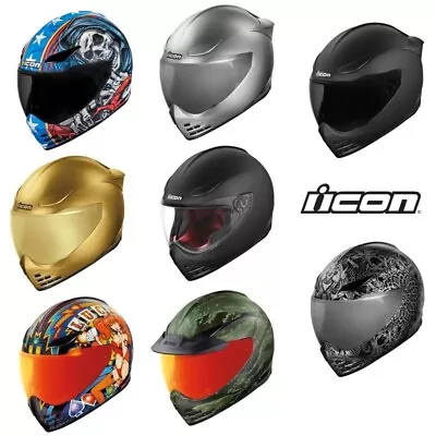 2024 Icon Domain Full Face Street Motorcycle Riding Helmet - Pick Size & Color • $295