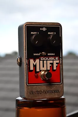 EHX Electro-Harmonix Double Muff Overdrive Fuzz Guitar Effects Pedal • $60