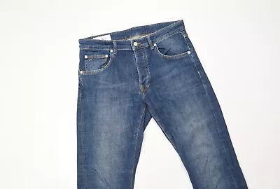 Men's J.Lindeberg CEDAR High Waist Skinny Straight Leg Blue Jeans Size 31x34 • $29.87