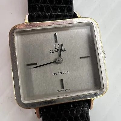 Vintage 1973 Omega Deville Swiss Made Ladies Watch With Leather Band • $999.99