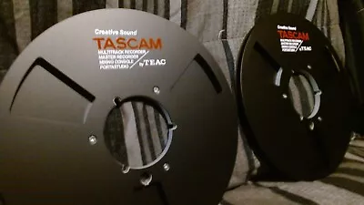 Set Of Metal Tape Reel For Tascam/Teac Reel To Reel. 1004 Style. Black. • $149