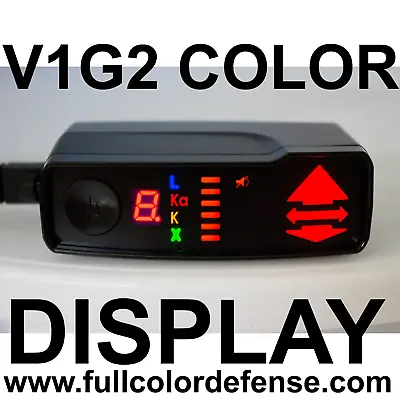 $129.99 • Buy COLOR LED Valentine One GEN2 Concealed Display!! Color Radar - V1G2