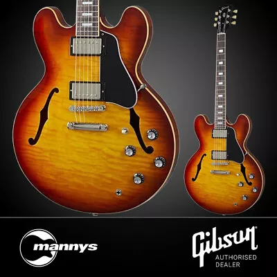 Gibson ES-335 Figured (Iced Tea) Inc Hard Shell Case • $6749