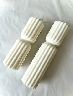 Ribbed Pillar Candles | Soy Wax | Handmade | Scented | Gift Idea | Home Decor | • £9.99