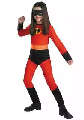 Violet Classic Disney Incredibles Superhero Fancy Dress Halloween Child Costume • $34.57