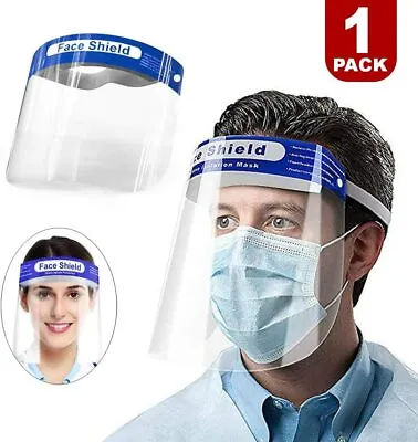 1 X FULL Face Shield Face Protection Eye Protection Visor Screen  • £2.20