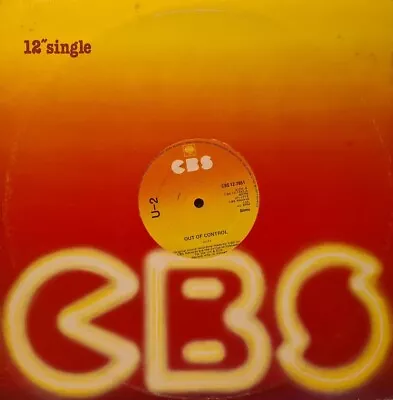 U2 Out Of Control 12  CBS Sleeve Misspelled Ireland  1979 CBS NM • $599.99