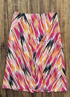 Missoni M Skirt  100% Polyester Side Zipper Knee Length Pink Size 40 • $39