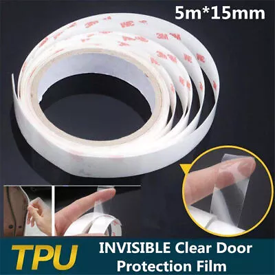 5m Invisible High Strength Car Door Sill Edge Paint Anti Scratch Film Protector • $10.58