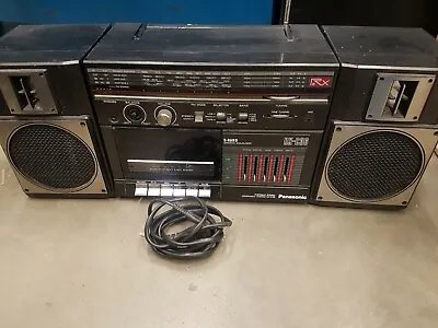 Vintage PANASONIC RX-C36 Boombox PORTABLE Detachable Speakers Radio • $138.89