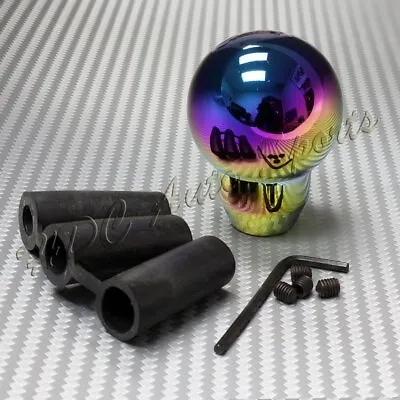 NEO-Chrome Aluminum Ball Manual MT Gear Stick Shifter Shift Knob Universal 2 • $11.99