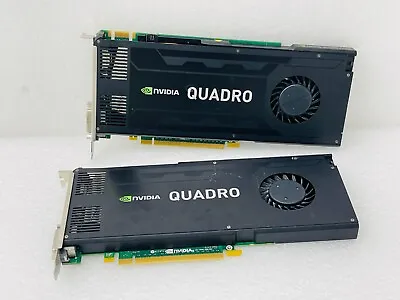 X2 Dell NVIDIA Quadro K4000 3GB GDDR5 Graphics Card / Used - Free Shipping • $42.99