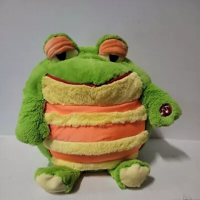 Mushabelly Mushkin Frog Green Striped Chatter Rumer Frog Does Not Work. • $18