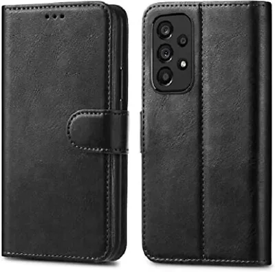 For Samsung Galaxy J3 J5 J6 J7 J6+ J4 A13 Wallet Case Leather Flip Phone Cover • £3.99