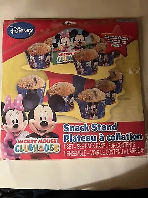 Disney's Mickey Mouse Clubhouse Disposable Cupcake Snack Birthday Stand NEW  • $8.95