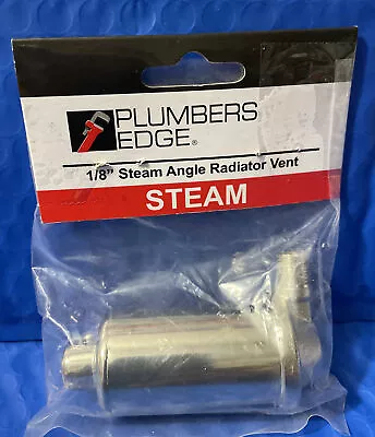 Plumbers Edge 1/8 In. Steam Angle Radiator Vent • $12.99