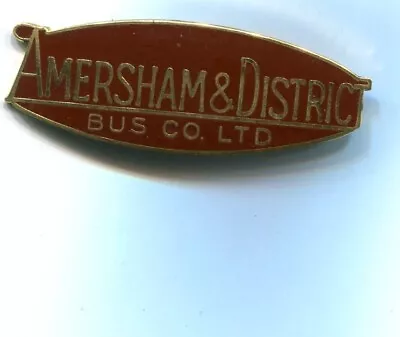 Reproduction Amersham & District Bus Co Enamel Cap Badge • £2.99