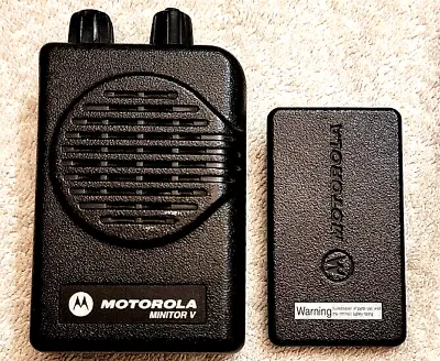 Motorola Weather Alerting Minitor V   Minitor 5 VHF Pager NO Accessories • $74.95