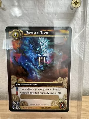 🔥🐅 World Of Warcraft SPECTRAL TIGER - WoW TCG Loot Card - UNSCRATCHED Code • $6999