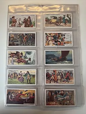 Lambert And Butler Cigarette Cards Full Set Of 25 Pirates And Highwaymen 1926 • £15.99