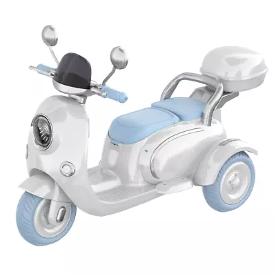 Blue Kids Ride On Tricycle Electric Motorbike Battery Power W/Remote Control LED • $111.99