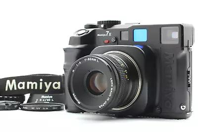 【N MINT+++】  Mamiya 7II 7 II Medium Format Black Body + N 80mm F/4 L Lens JAPAN • $4799.99