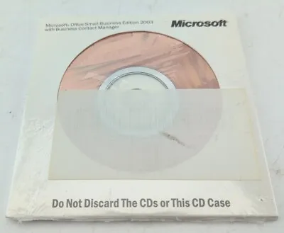 Microsoft Office Small Business Edition 2003 CD • $29.95