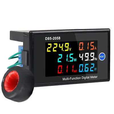 Digital LCD Voltage Current Energy Power Panel Meter AC 40-300V 100A Voltmeter   • $13.89