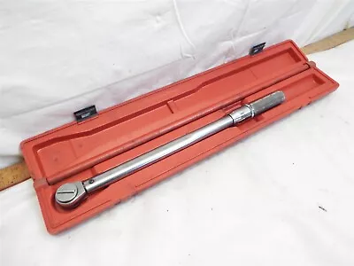 MAC Tools TW150FR Click-Type Torque Wrench 150 Ft-lb 1/2  Drive Ratchet W/Case • $129.99