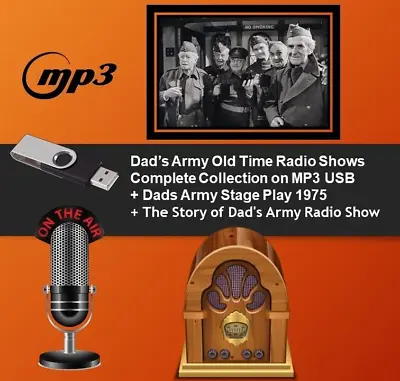 Dad's Army  Old Time Radio Shows The Complete Collection MP3 USB FREE POSTAGE • £9.99