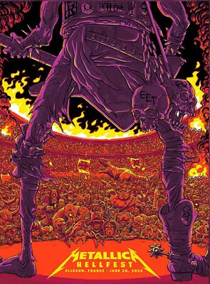 Metallica Concert Poster 11 X 17 FREE USA Shipping ! • $20