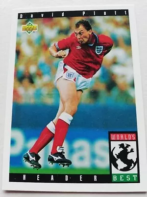 Rare! David Platt England Upper Deck 93 World's Best Card • £9.95