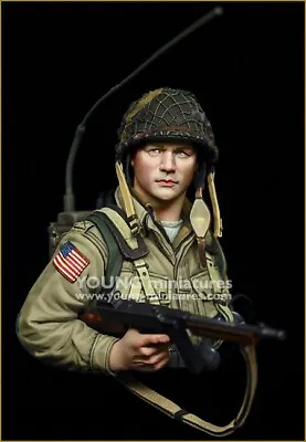 Young Miniatures - US Airborne Radio Operator CAREN - 1/10th Resin Bust - YM1885 • £55