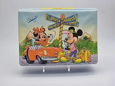 ⭐️ Vintage 1992 DISNEY Mickey Mouse LUNCH BOX Forty Four CASE Made In HOLLAND ⭐️ • £7.50