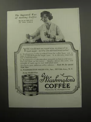 1920 G. Washington's Coffee Ad - The Improved Way Of Making Coffee • $19.99