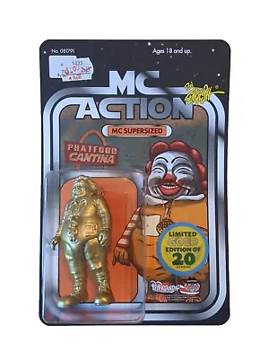 Ron English - MC ACTION - Mc Supersized Gold (Signed) LIMITED EDITION OF 20 • $400.99