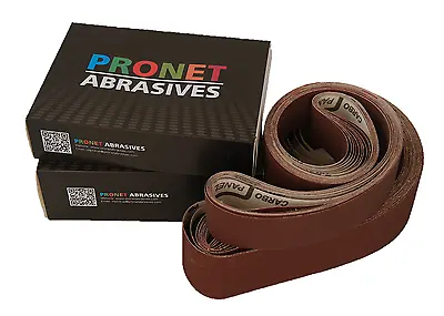 50mm X 1525mm Aluminium Oxide Abrasive Belts (Pack Of 10) All Grits Available! • £14.99
