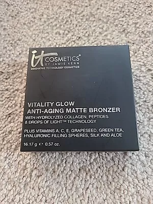 It Cosmetics Vitality Glow AntiAging Matte Bronzer FULL SZ BRAND NEW • $50