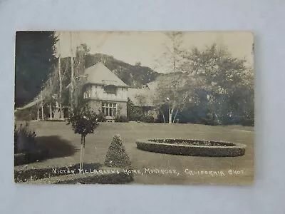 Montrose California CA Victor McLaglens Home RPPC Photo British Boxer Movie Star • $11.95