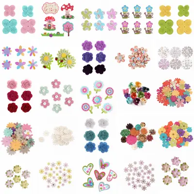 Trimits Stick On Flower Floral Daisy Embellishments Scrapbooking Card Making • £3.40